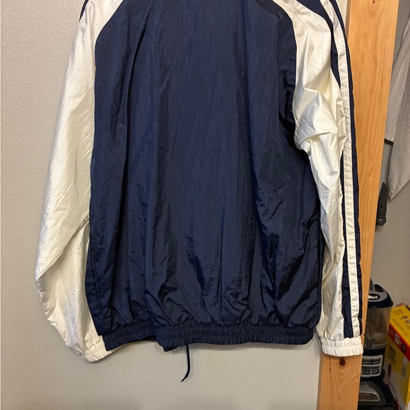 Vintage JC Penny USA Olympics windbreaker Track suit men Sz M Navy Blue/White - Picture 6 of 9